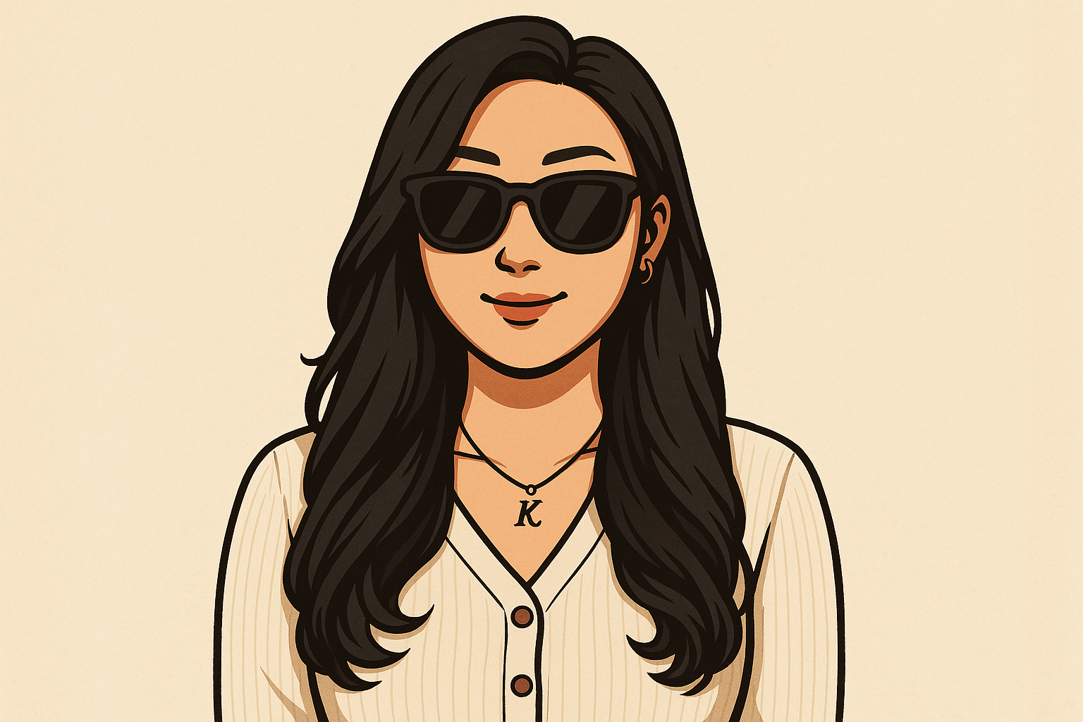 selfie of owner of try and blossom